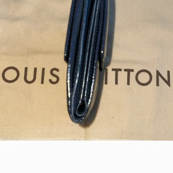 Louis Vuitton Monogram Mat Portefeiulle Elise Trifold Wallet EUC - Picture 8 of 9